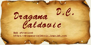 Dragana Ćaldović vizit kartica